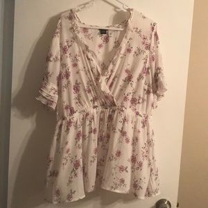 Torrid babydoll blouse